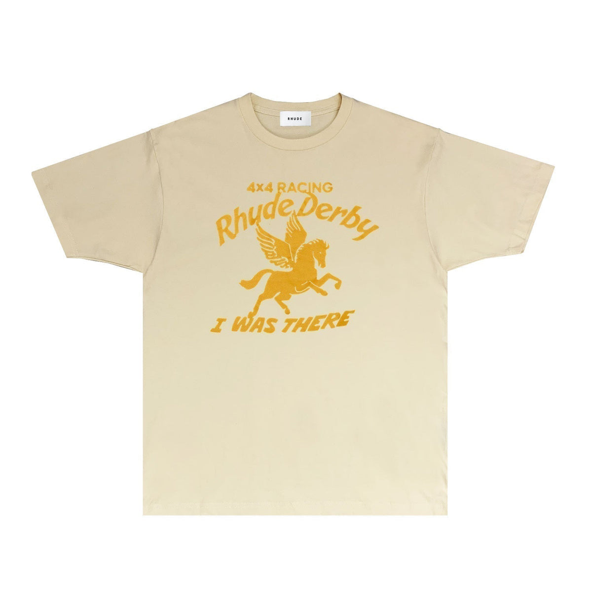 Rhude T-shirts Printed Trendy Pure Cotton
