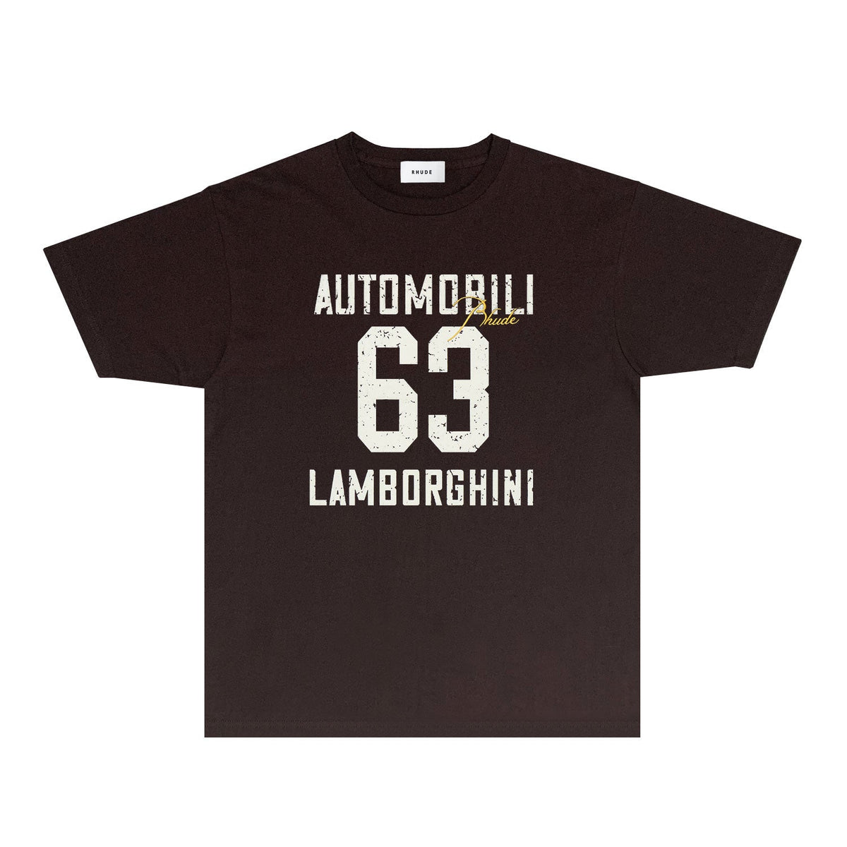 Rhude T-shirts Printed Trendy Pure Cotton