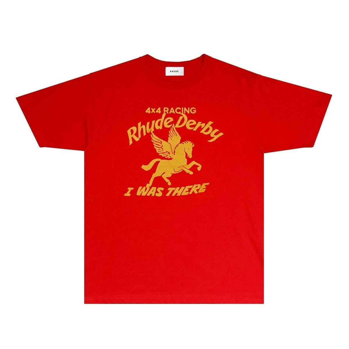 Rhude T-shirts Printed Trendy Pure Cotton