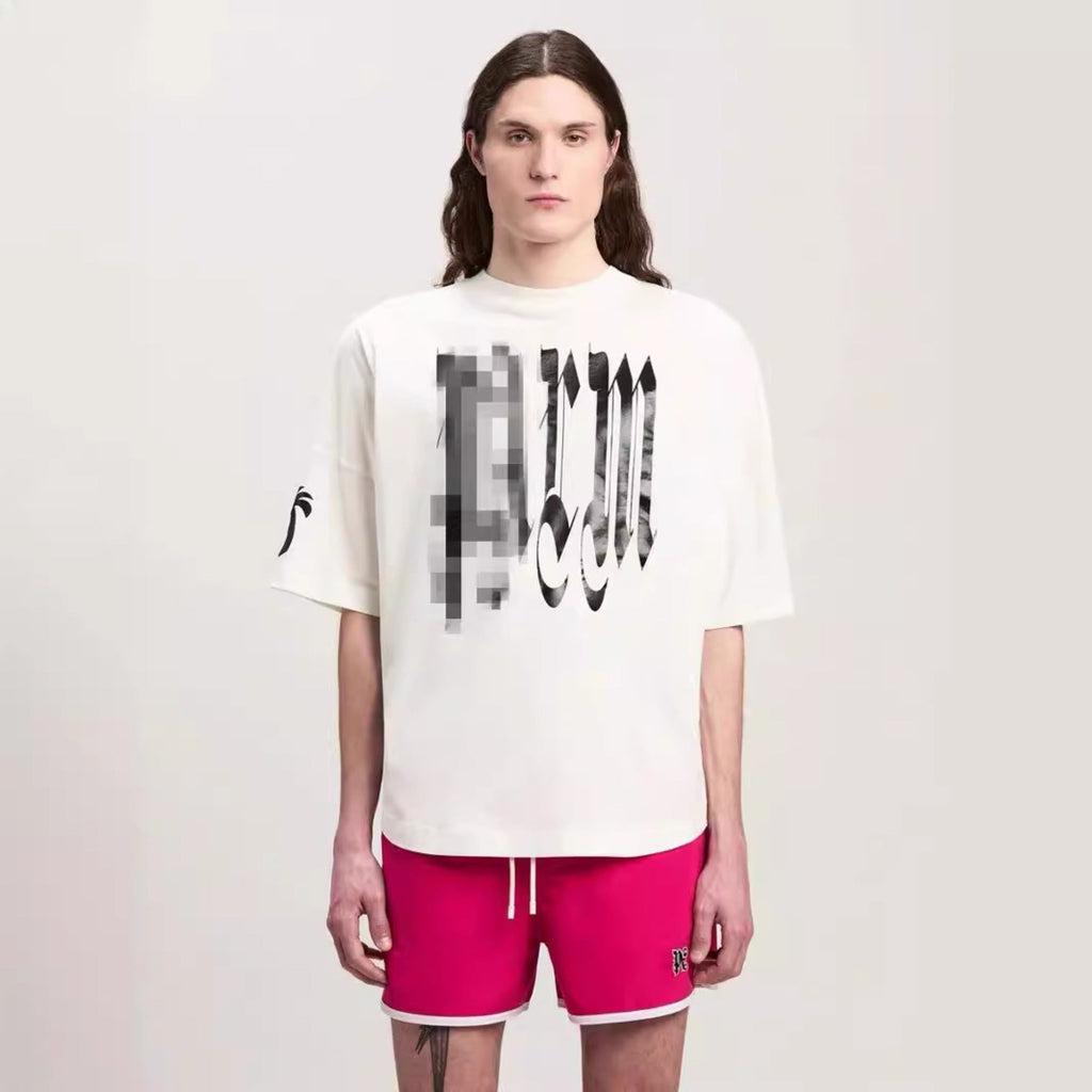 Palm Angels T-shirt Coconut Letter Logo Short Sleeve T-shirt