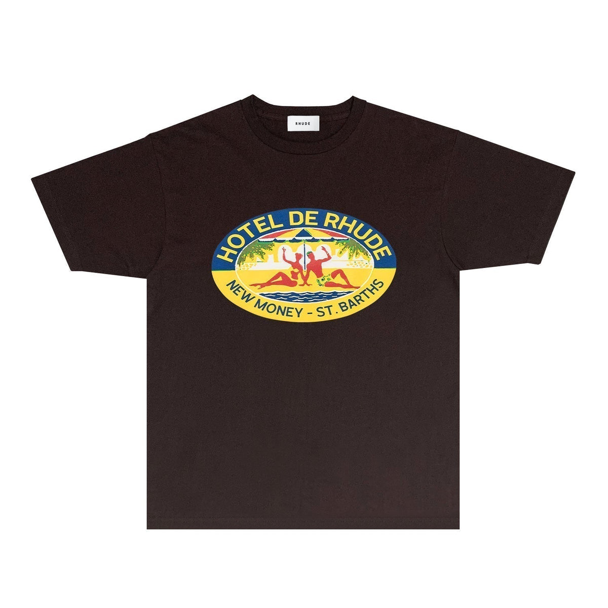 Rhude T-shirts Printed Trendy Pure Cotton