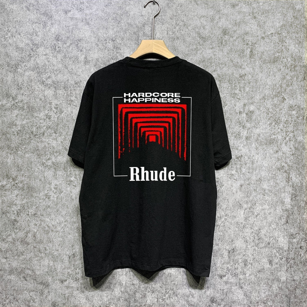 Rhude T-shirts Printed Trendy Pure Cotton