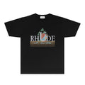 Rhude T-shirts Printed Trendy Pure Cotton