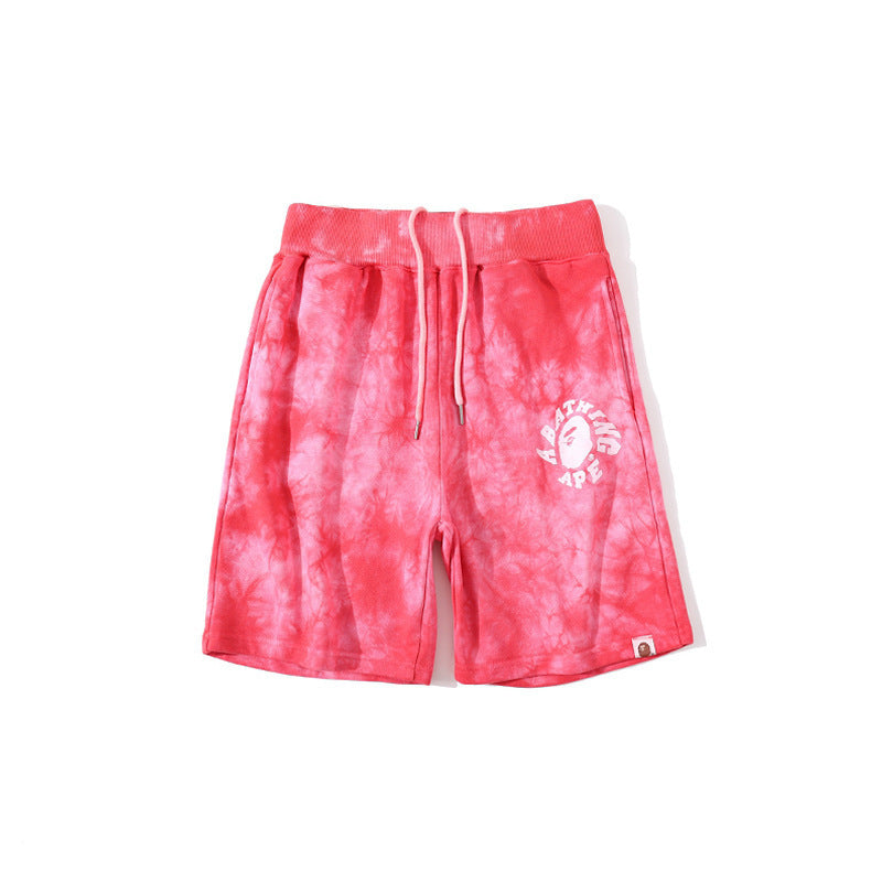 Bathing Ape Shorts Summer Men's and Women's Casual Shorts Middle Pants Fifth Pants