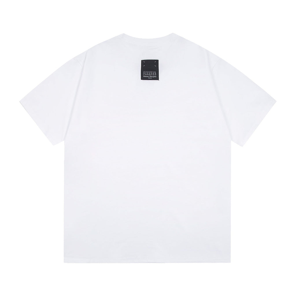 Maison Margiela T-shirt Crew Neck, Loose Short Sleeve T-shirt