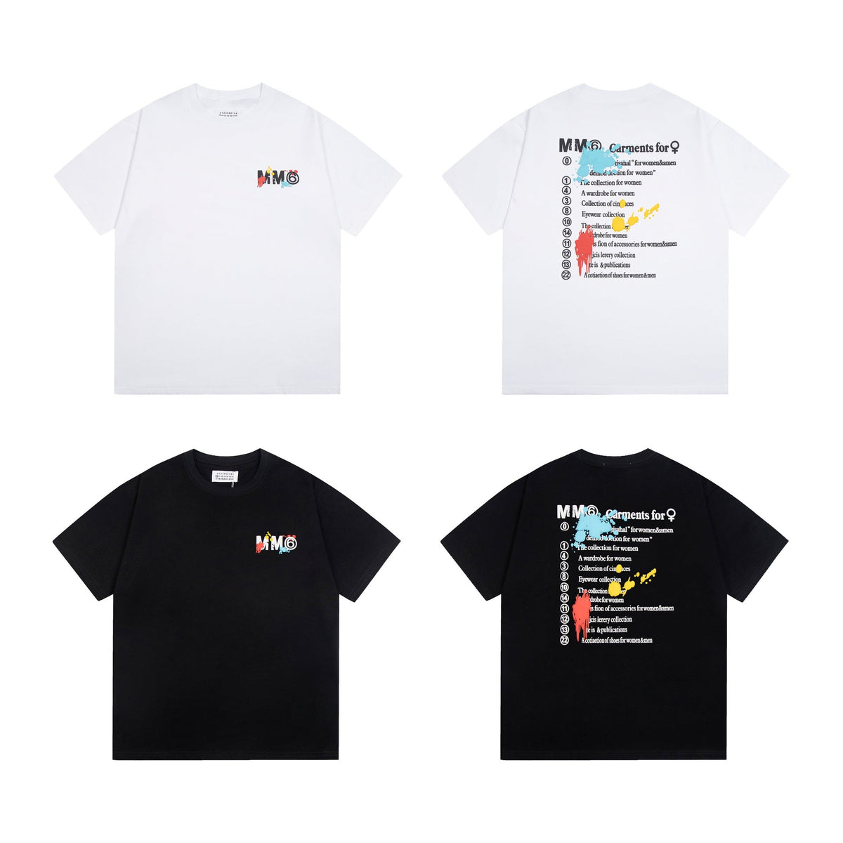 Maison Margiela T-shirt Crew Neck Loose Short Sleeve T-shirt