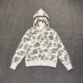 Bape Hoodie Zip-Up Cardigan Two-Hooded Hoodie