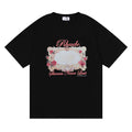 Rhude T-shirt Rose Mirror Print Short Sleeve T-shirt