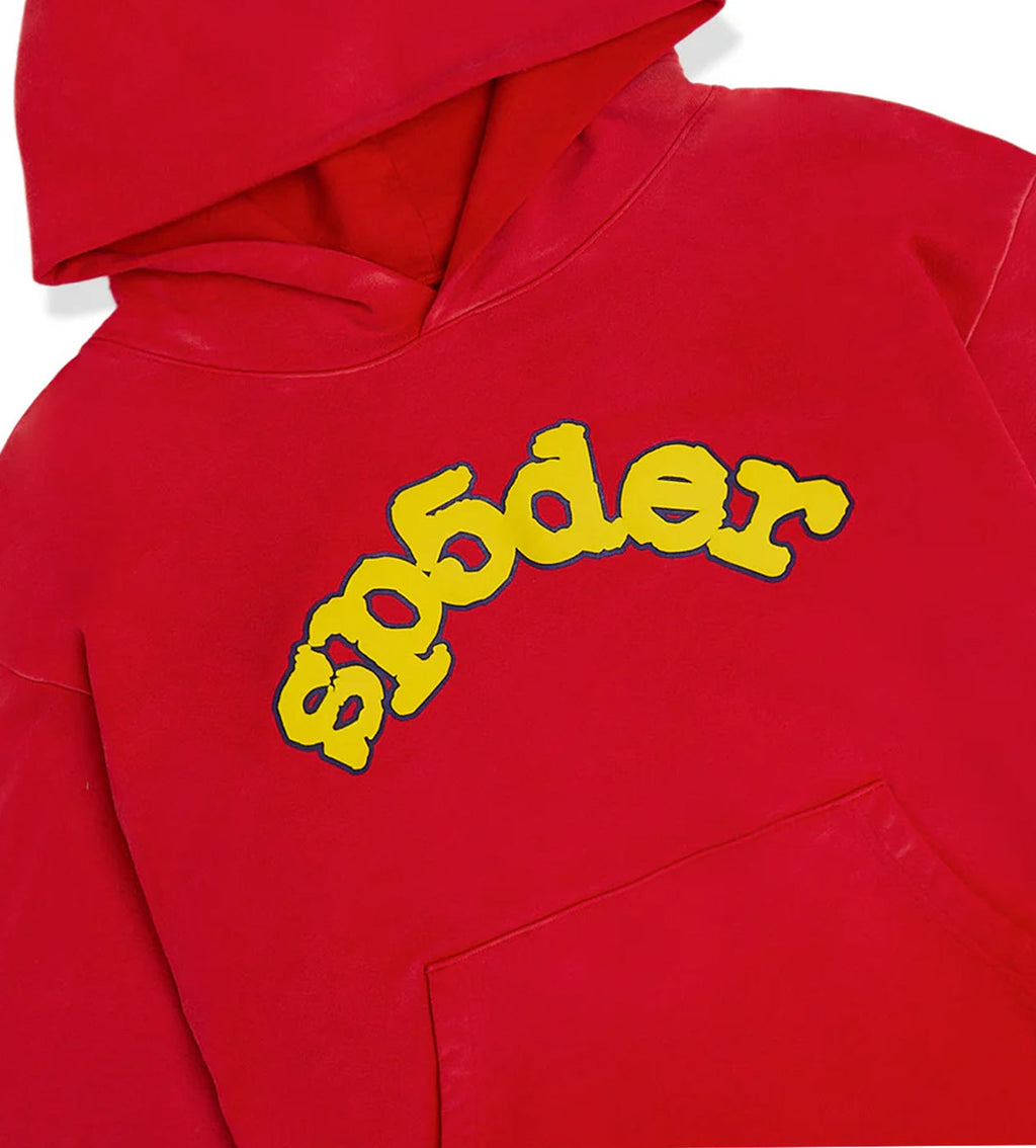 Sp5der OG Logo Hoodie Red