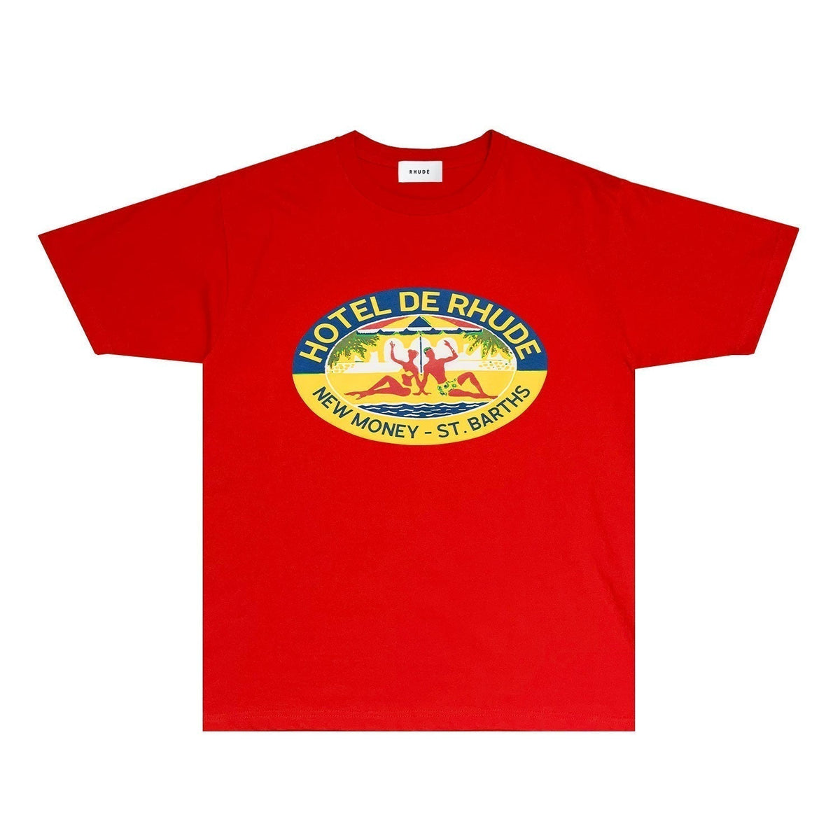 Rhude T-shirts Printed Trendy Pure Cotton