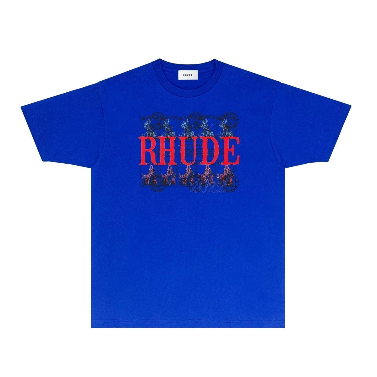 Rhude T-shirts Printed Trendy Pure Cotton