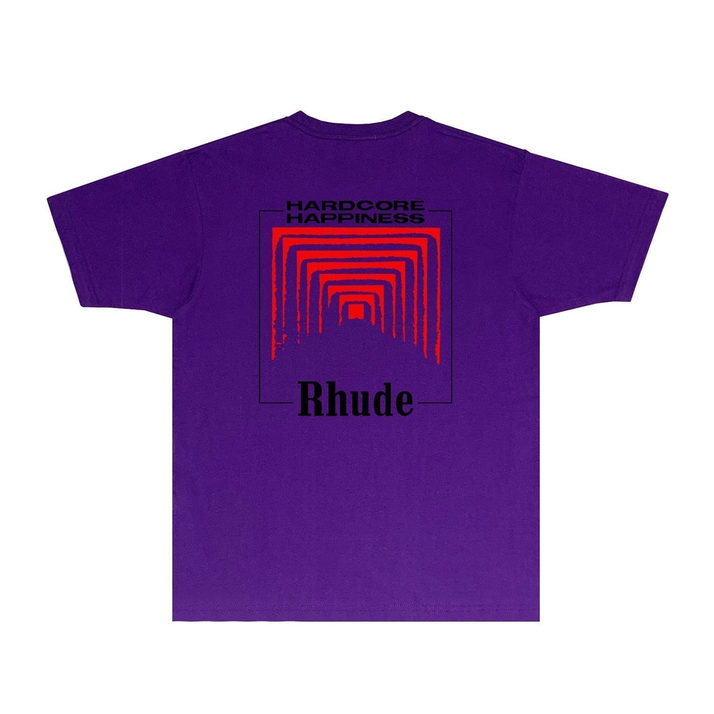 Rhude T-shirts Printed Trendy Pure Cotton