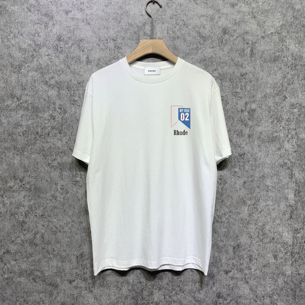 Rhude T-shirts Printed Trendy Pure Cotton