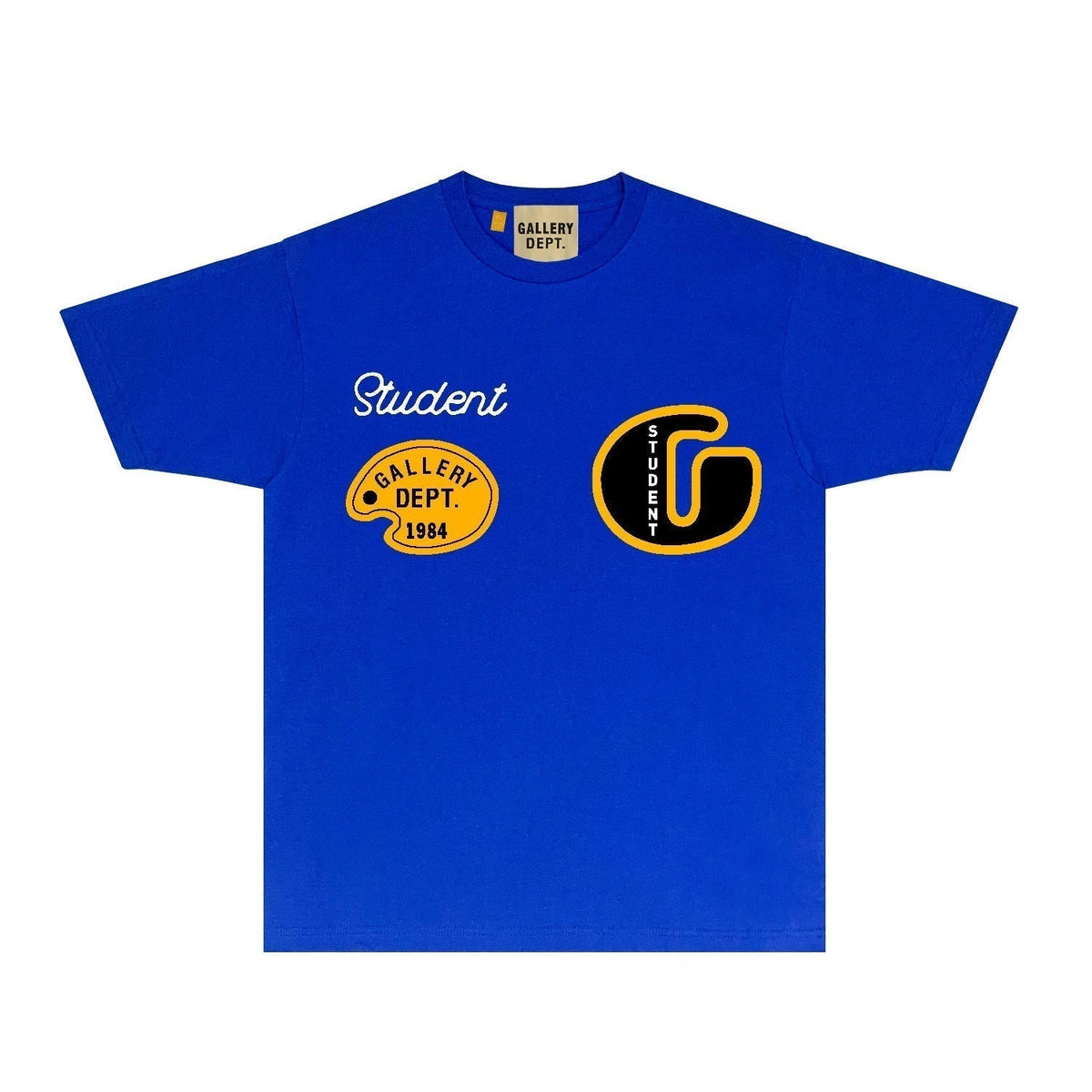 Gallery Dept T Shirt Retro Printed Loose Short-Sleeved Shirt